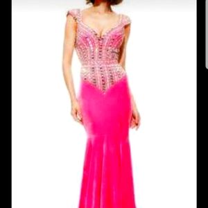 Johnathan Kaine velvet gown